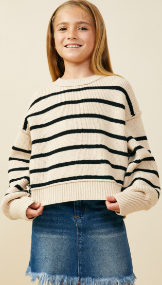 Girls Shoulder Puff Sleeve