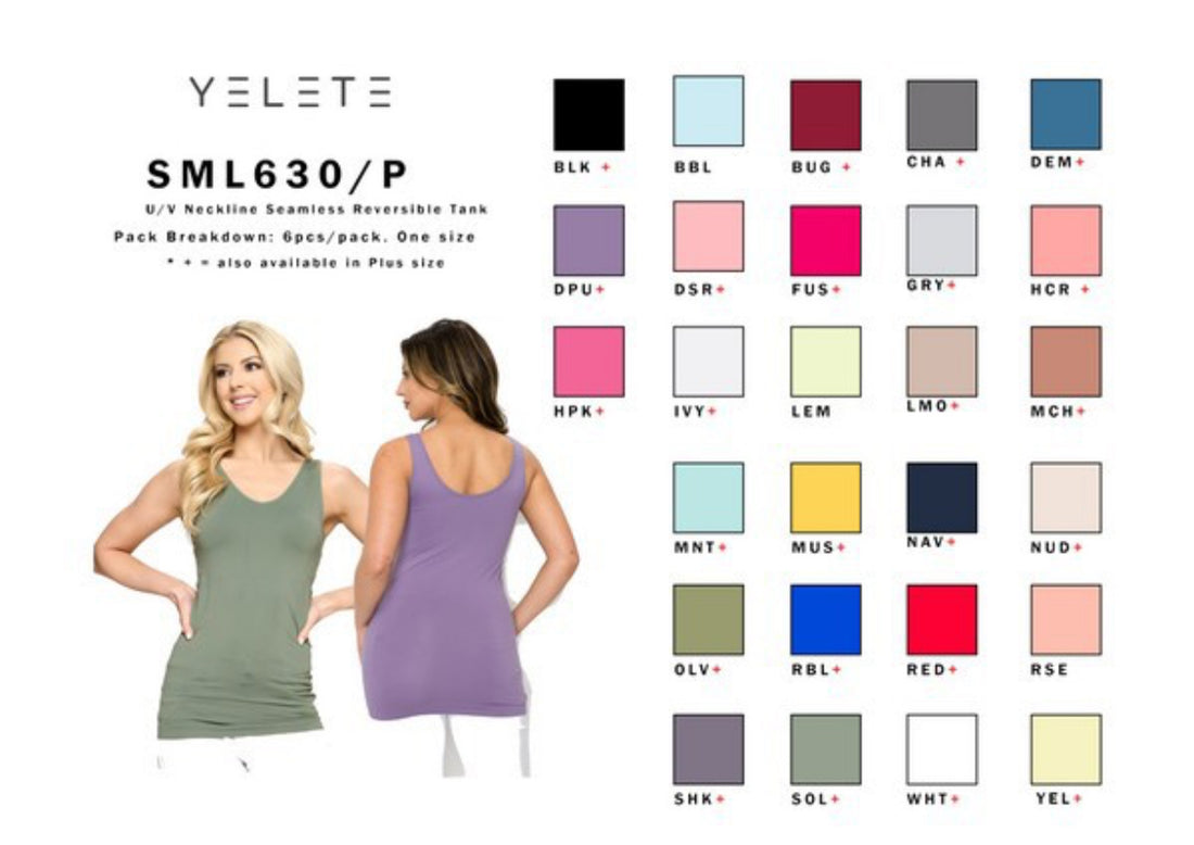 Seamless reversible tank