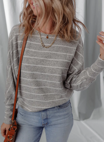 Stripe Dolman Top