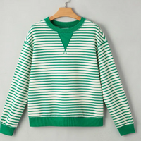 Stripe Patchwork Reverse Seam