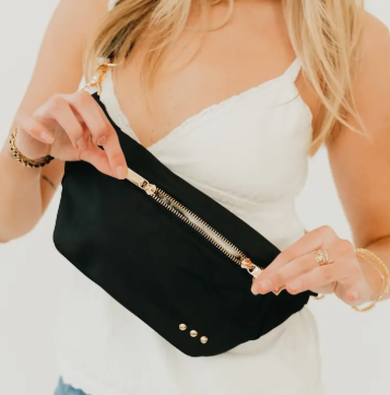 Nylon Susie Sidekick Bum Bag in black