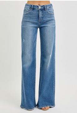 Risen - Tummy Control HIgh Rise wide jeans