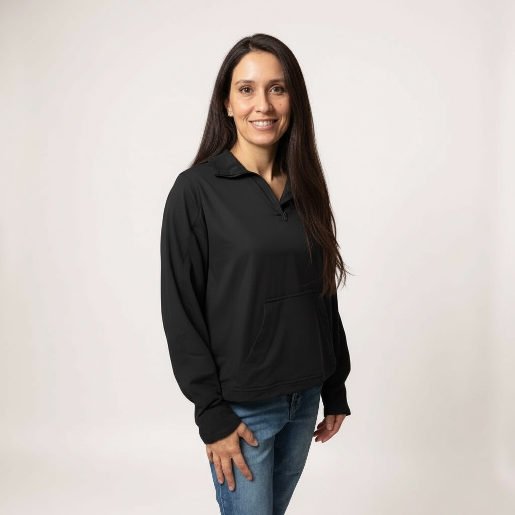 Umgee Basic half zip top