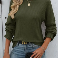 Loose Fit Striped Knit Pullover 