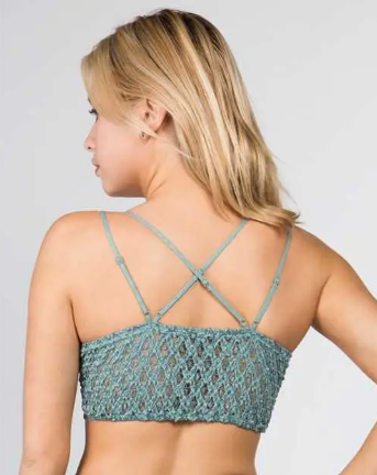 Scalloped Lace Cami Bralette