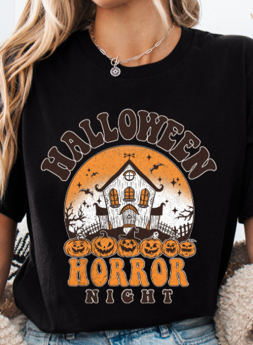 Halloween graphic T