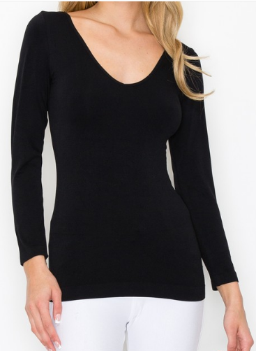 Seamless Reversible Long Sleeve - 3 colors