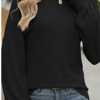 Loose Fit Striped Knit Pullover 