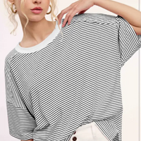 Drop Shoulder Short Sleeve