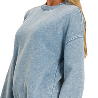 Acid Wash Fleece Oversized