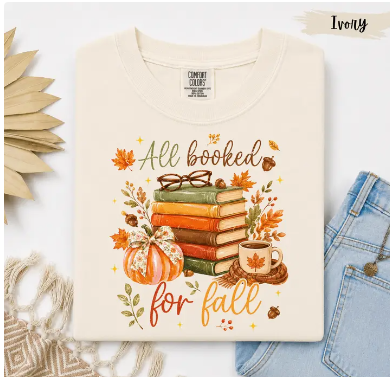 All Booked For Fall-Comfort Colors
