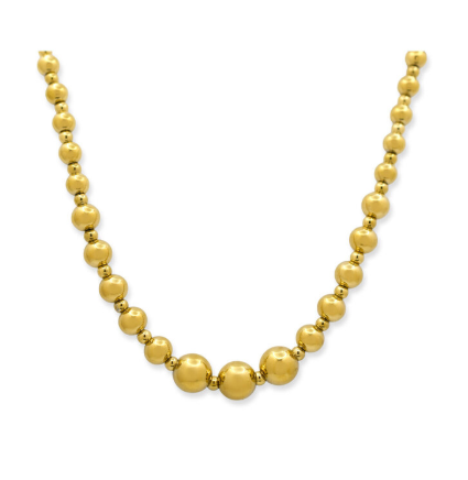 Everyday Chain Necklaces - Graduated Bubble