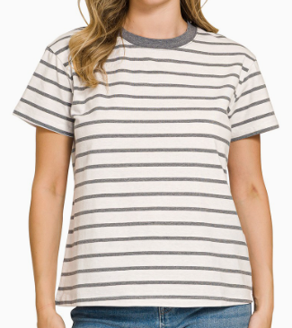 Relaxed Striped Tee