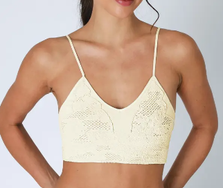 Lace Embroidered Bralette-2 colors