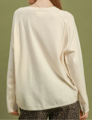 Cozy Crew Neck Knit Sweater