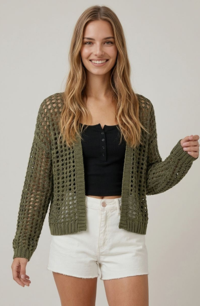 Breeze Crochet Cardigan