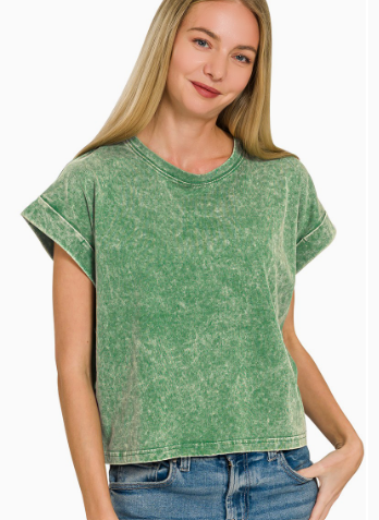 Mineral Washed Cotton Tee