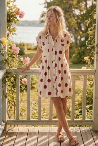 Everyday Polka Dot Dress