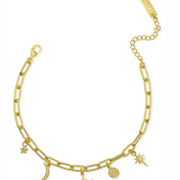 Swish - Dream Big. Sparkle More. Shine Bright. Charm Bracelet