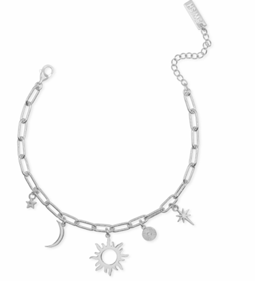 Swish - Dream Big. Sparkle More. Shine Bright. Charm Bracelet