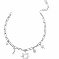 Swish - Dream Big. Sparkle More. Shine Bright. Charm Bracelet