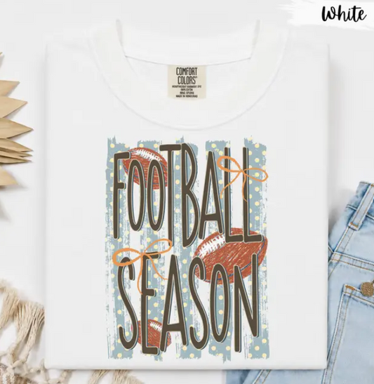 Football Season-Comfort Colors Tee