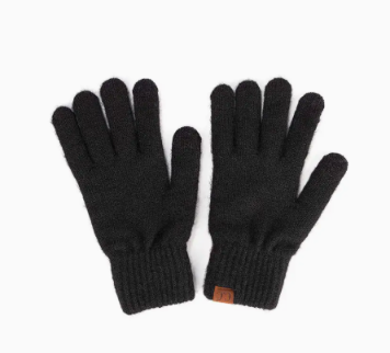 C.C Heather Knit Plain Gloves