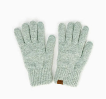 C.C Heather Knit Plain Gloves