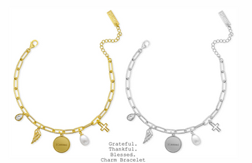 grateful thankful blessed bracelet