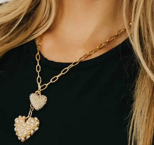 Double Take Pearl Heart