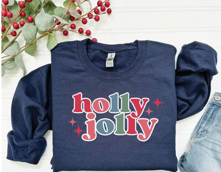 holly jolly sweatshirt