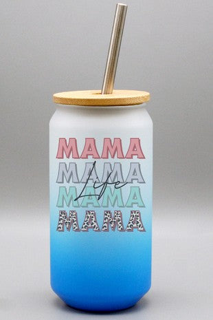 Mama Life Glass Tumbler