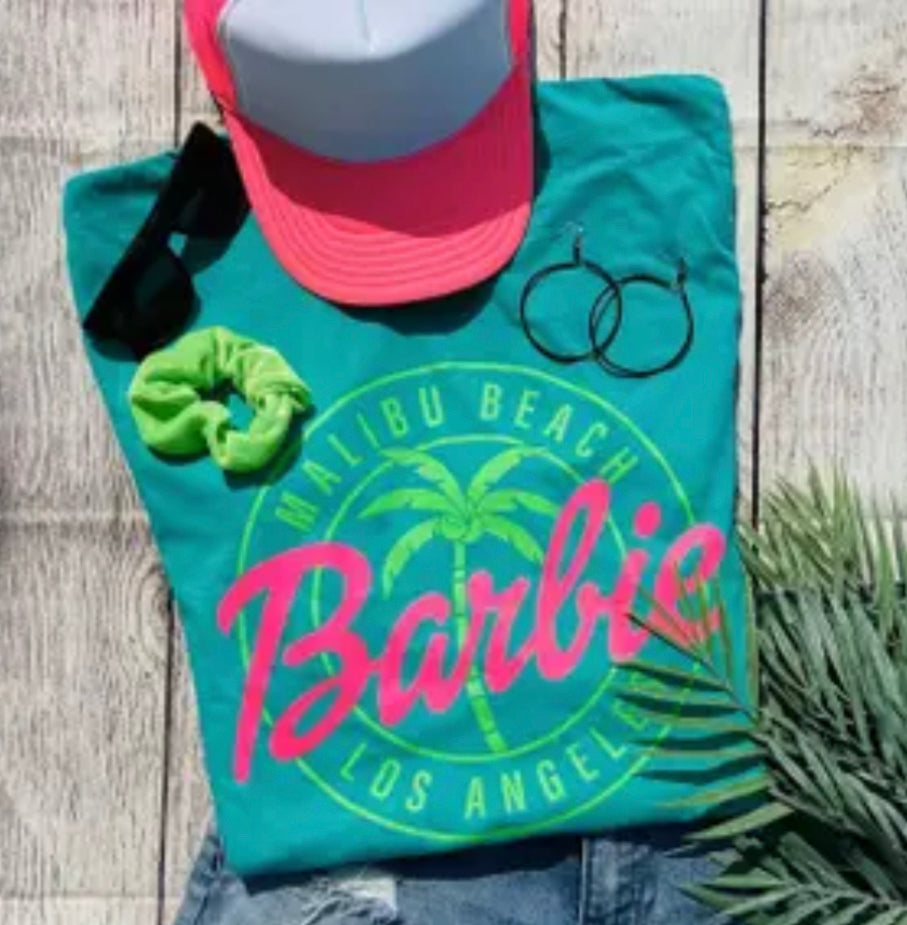 Barbie Malibu Beach Tee(S-3X)