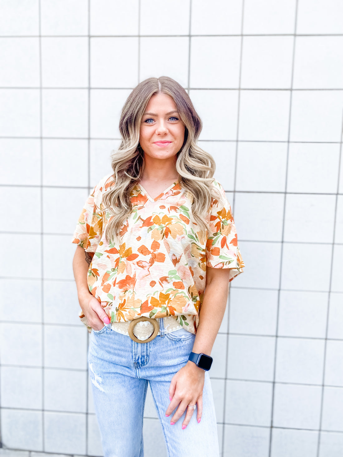 The Becki Floral Blouse