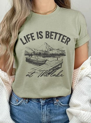 Life Is Better at The Lake Graphic Tee