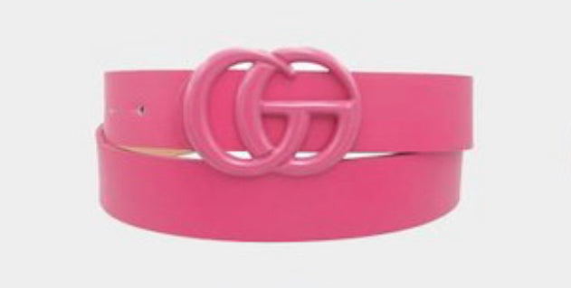 Hot Pink CG Adjustable Belt