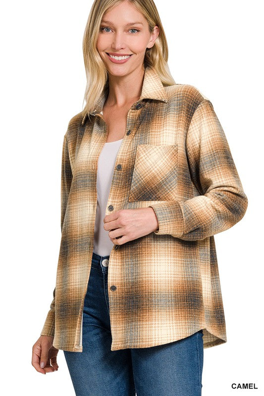 The Sandy So Soft Camel Flannel