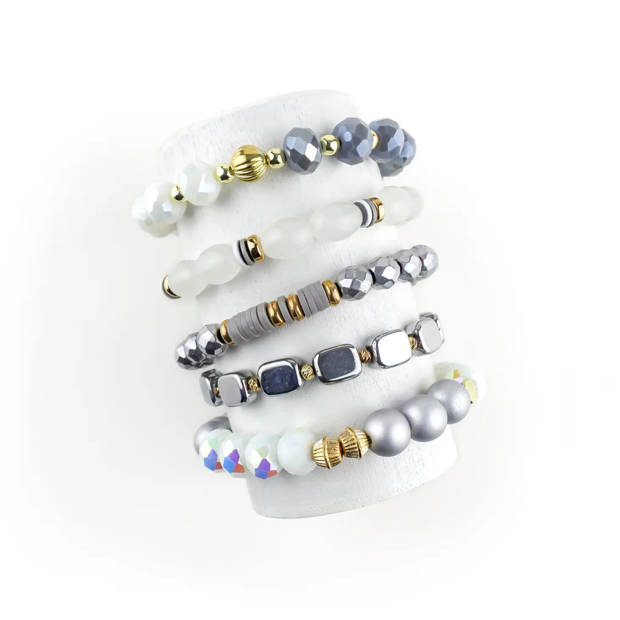 Erimish Be The Light Bracelet Stack