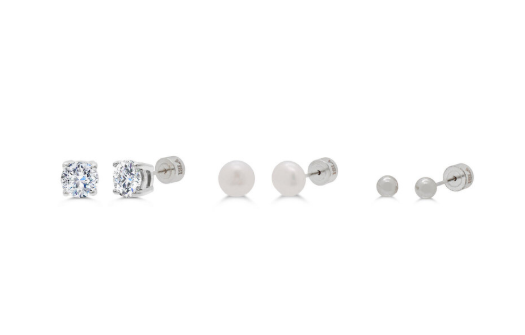 Bayside Basic Trio Set in silver