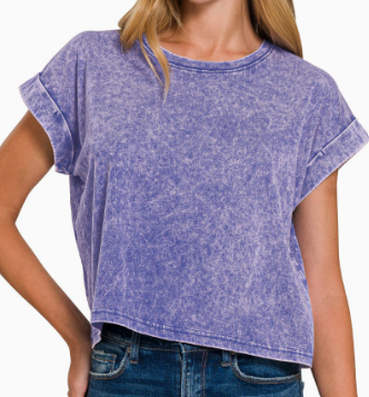 Mineral Washed Cotton Tee