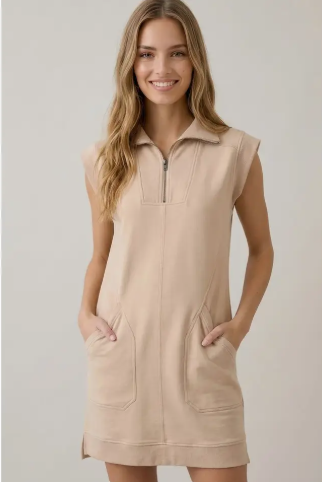 Harper Zip Mini Dress
