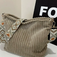 Corduroy Tote Bag
