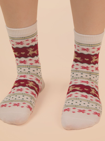 Christmas crew socks