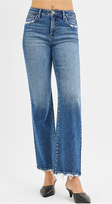 Risen-Tummy Control HR Ankle Straight