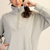 Modal Scuba Quarter Zip Pullover