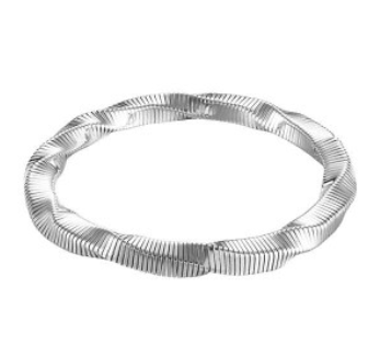 Stretch Bracelet twist - gold/silver