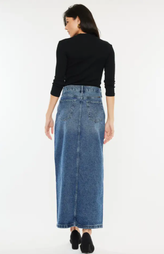 Kan Can-Denim Maxi SKIRT