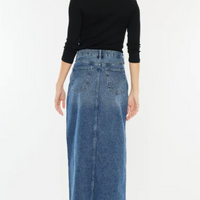 Kan Can-Denim Maxi SKIRT