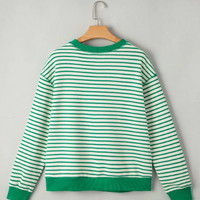 Stripe Patchwork Reverse Seam