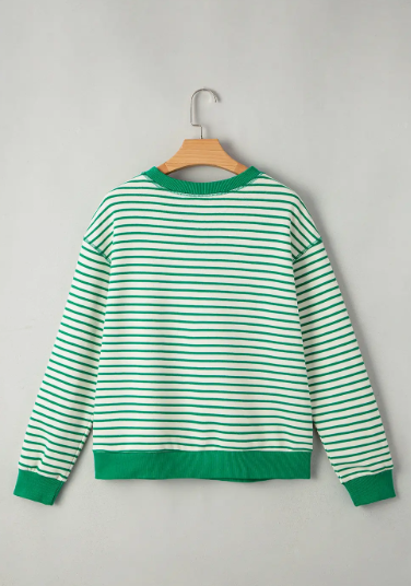 Stripe Patchwork Reverse Seam